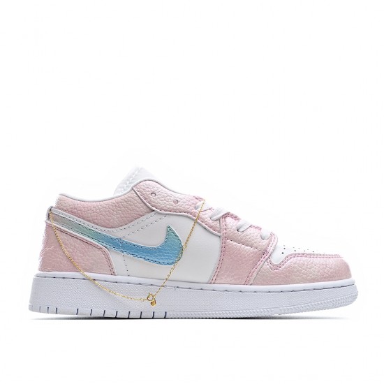 Air Jordan 1 Low Bílý Růžový 553560-130 Dámské AJ1 Tenisky