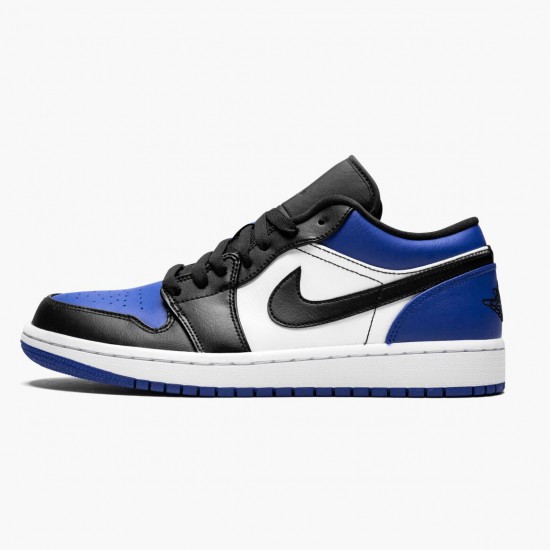 Air Jordan 1 Low Royal Toe CQ9446 400 Sport Royal/Černá-Bílý AJ1 Jordánské boty