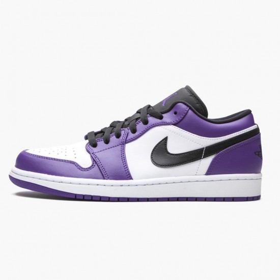 Air Jordan 1 Retro Low Court Nachový 553558 500 Court Nachový/Černá-Bílý AJ1 Jordánské boty