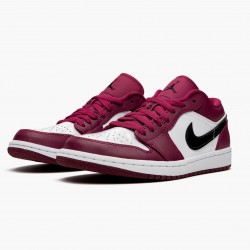 Air Jordan 1 Retro Low "Noble Červené" 553558 604 Noble Červené/Černá-Bílý AJ1 Jordánské boty