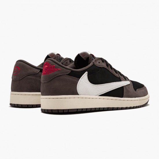 Air Jordan 1 Retro Low OG SP Travis Scott CQ4277 001 Černá/Sail-Dark Mocha/Universi AJ1 Jordánské boty