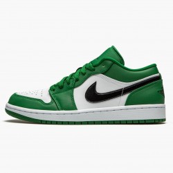 Air Jordan 1 Retro Low "Pine Zelená" 553558 301 Pine Zelená/Černá-Bílý AJ1 Jordánské boty