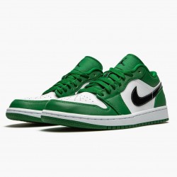 Air Jordan 1 Retro Low "Pine Zelená" 553558 301 Pine Zelená/Černá-Bílý AJ1 Jordánské boty