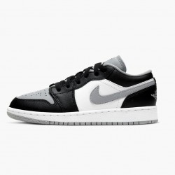 Air Jordan 1 Retro Low "Smoke Šedá" 553558 039 Černá/Černá-Lt Smoke Šedá AJ1 Jordánské boty