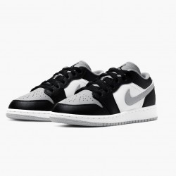 Air Jordan 1 Retro Low "Smoke Šedá" 553558 039 Černá/Černá-Lt Smoke Šedá AJ1 Jordánské boty