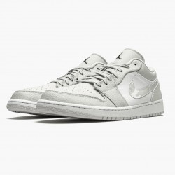 Air Jordan 1 Retro Low "Bílý Camo" DC9036 100 Bílý/Photon Dust-Šedá Fog AJ1 Jordánské boty