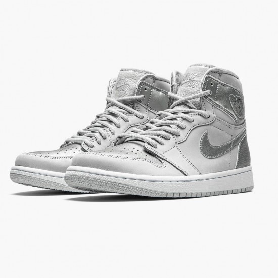 Air Jordan 1 High OG CO.JP Neutral Šedá Neutral Šedá/Bílý-Metallic Si DC1788 029 AJ1 Jordánské boty