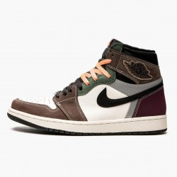 Air Jordan 1 High OG "Hand Crafted" DH3097 001 Wmns/Pánské Hnědý Jordan 1 Tenisky