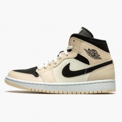 Air Jordan 1 Mid "Barely Oranžovýý" Guava Ice/Sail-Černá BQ6472 800 AJ1 Jordánské boty