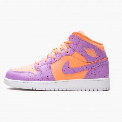 Air Jordan 1 Mid SE "Atomic Pulse" Oranžovýý Pulse/Atomic Violet AV5174 800 AJ1 Jordánské boty