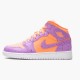 Air Jordan 1 Mid SE Atomic Pulse Oranžovýý Pulse/Atomic Violet AV5174 800 AJ1 Jordánské boty