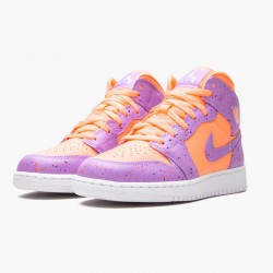 Air Jordan 1 Mid SE "Atomic Pulse" Oranžovýý Pulse/Atomic Violet AV5174 800 AJ1 Jordánské boty