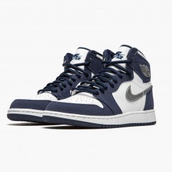 Air Jordan 1 Retro High COJP "Midnight Navy" Bílý/Midnight Navy/Metallic S DC1788 100 AJ1 Jordánské boty