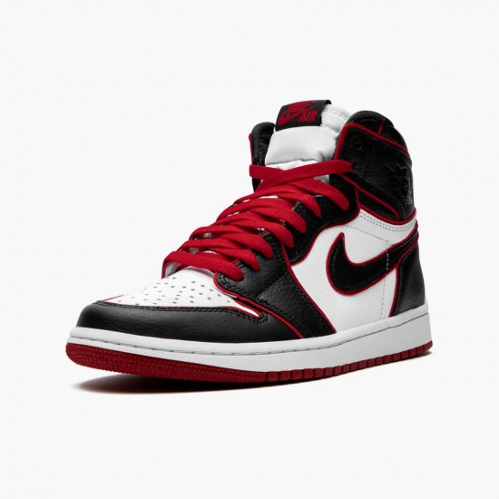 Air Jordan 1 Retro High OG Bloodline Černá/Gym Červené-Bílý 555088 062 Pánské AJ1 Jordánské boty