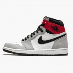 Air Jordan 1 Retro High OG "Light Smoke Šedá" Bílý/Černá-Light Smoke Šedá-V 555088 126 AJ1 Jordánské boty