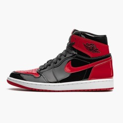 Air Jordan 1 Retro High OG "Patent Bred" 555088 063 Červené Jordánské boty