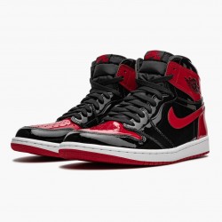 Air Jordan 1 Retro High OG "Patent Bred" 555088 063 Červené Jordánské boty