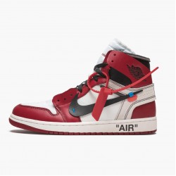 Air Jordan 1 Retro High "Off-Bílý Chicago" AJ1 Tenisky AA3834 101 Bílý/Černá-Varsity Červené Jordánské boty