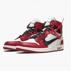 Air Jordan 1 Retro High "Off-Bílý Chicago" AJ1 Tenisky AA3834 101 Bílý/Černá-Varsity Červené Jordánské boty