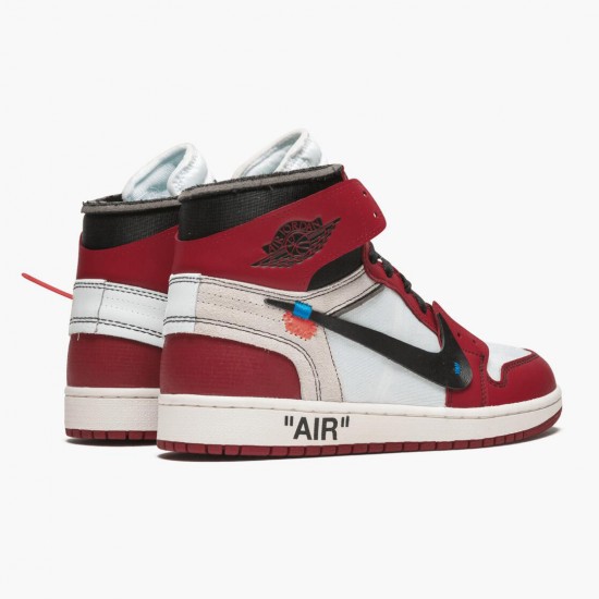 Air Jordan 1 Retro High Off-Bílý Chicago AJ1 Tenisky AA3834 101 Bílý/Černá-Varsity Červené Jordánské boty