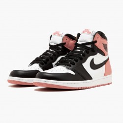 Air Jordan 1 Retro High "Rust Růžový" Bílý/Černá-Rust Růžový 861428 101 AJ1 Jordánské boty