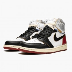 Air Jordan 1 Retro High "Union Los Angeles Černá Toe" Pánské BV1300 106 Bílý/Černá-Varsity Červené AJ1 Černá Jordánské boty