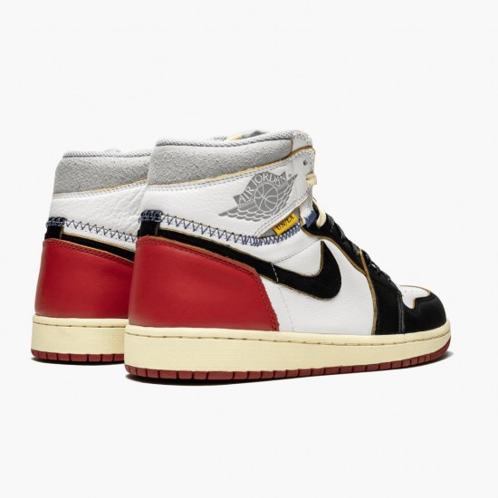 Air Jordan 1 Retro High Union Los Angeles Černá Toe Pánské BV1300 106 Bílý/Černá-Varsity Červené AJ1 Černá Jordánské boty