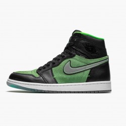 Air Jordan 1 Retro High Zoom "Zen Zelená" AJ1 Tenisky CK6637 002 Černá/Černá-Tomatillo-Rage-Gre Jordánské boty