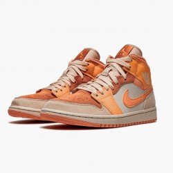 Air Jordan 1 Mid "Apricot Oranžovýý" DH4270 800 Atomic Oranžovýý/Apricot Agate-Terra Blush AJ1 Jordánské boty