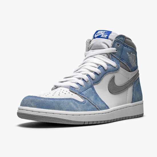 Air Jordan 1 Retro High OG Hyper Royal 555088 402 Hyper Royal/Light Smoke Šedá-W AJ1 Jordánské boty