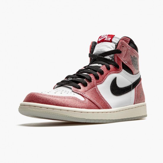 Air Jordan 1 Retro High Trophy Room Chicago DA2728 100 Bílý/Varsity Červené-Sail-Černá AJ1 Jordánské boty