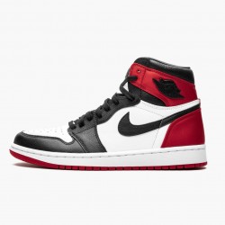 Nike Air Jordan 1 High OG "Satin Černá Toe" Černá/Černá-Bílý-Varsity Červené CD0461 016 AJ1 Jordánské boty