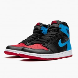 Nike Air Jordan 1 High OG "UNC To Chicago" Černá/Dark Powder Modrý/Gym Červené CD0461 046 AJ1 Tenisky