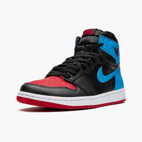 Nike Air Jordan 1 High OG UNC To Chicago Černá/Dark Powder Modrý/Gym Červené CD0461 046 AJ1 Tenisky