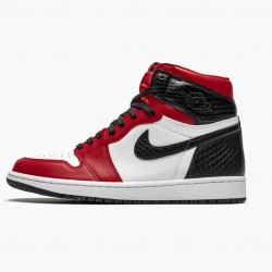 Nike Air Jordan 1 High Retro Dámské "Satin Snake" Gym Červené/Whte-Černá CD0461 601 AJ1 Tenisky