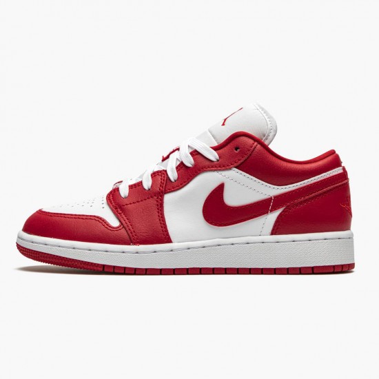 Nike Air Jordan 1 Low Gym Červené/Bílý Gym Červené/Gym-Červené Whte 553560 611 AJ1 Tenisky