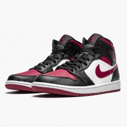 Nike Air Jordan 1 Mid "Bred Toe" Černá/Gym Červené-Bílý 554724 066 AJ1 Tenisky