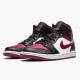 Nike Air Jordan 1 Mid Bred Toe Černá/Gym Červené-Bílý 554724 066 AJ1 Tenisky