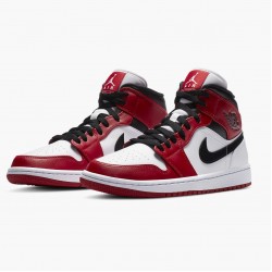 Nike Air Jordan 1 Mid "Chicago 2020" Bílý/Gym Červené-Černá 554724 173 AJ1 Tenisky