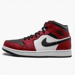 Nike Air Jordan 1 Mid "Chicago Černá Toe" Černá/Gym Červené-Bílý 554724 069 AF1 Tenisky