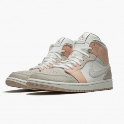 Nike Air Jordan 1 Mid "Milan" Sail/Light Bone-String-Shimmer CV3044 100 AJ1 Tenisky