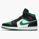 Nike Air Jordan 1 Mid Pine Zelená Černá/Gym Červené-Bílý-Pine Zelená 554724 067 AJ1 Tenisky