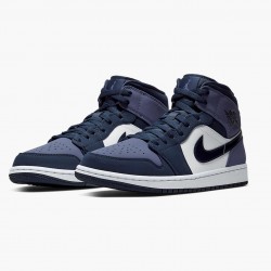 Nike Air Jordan 1 Mid "Sanded Nachový" Obsidian/Sanded Nachový/Bílý 554724 445 AJ1 Jordánské boty