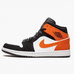 Nike Air Jordan 1 Mid "Shattered Backboard" Černá/Bílý-Starfish 554724 058 AJ1 Tenisky