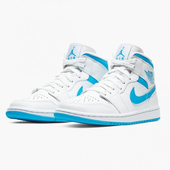 Nike Air Jordan 1 Mid UNC University Modrý/Bílý AJ1 Tenisky BQ6472 114