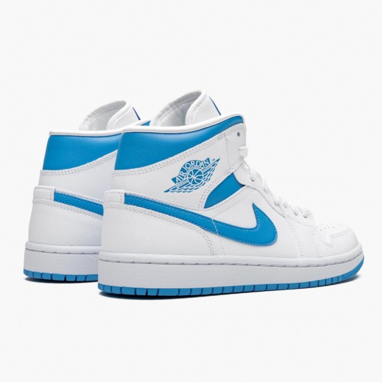 Nike Air Jordan 1 Mid UNC University Modrý/Bílý AJ1 Tenisky BQ6472 114