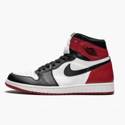 Nike Air Jordan 1 Retro High OG "Černá Toe" Bílý/Černá-Varsity Červené 555088 125 Pánské AJ1 Tenisky