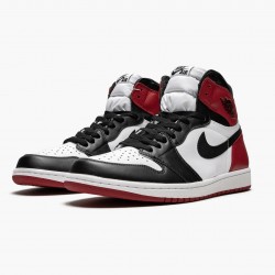 Nike Air Jordan 1 Retro High OG "Černá Toe" Bílý/Černá-Varsity Červené 555088 125 Pánské AJ1 Tenisky