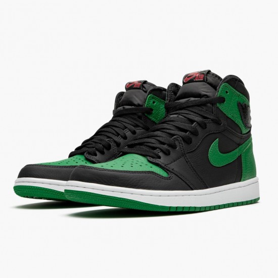 Nike Air Jordan 1 Retro High Pine Zelená Černá/Bílý-Pine Zelená/Gym Červené 555088 030 AF1 Tenisky