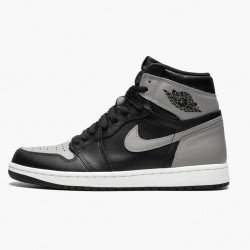 Nike Air Jordan 1 Retro High "Shadow" Černá/Medium-Šedá Bílý 555088 013 Pánské AJ1 Jordánské boty